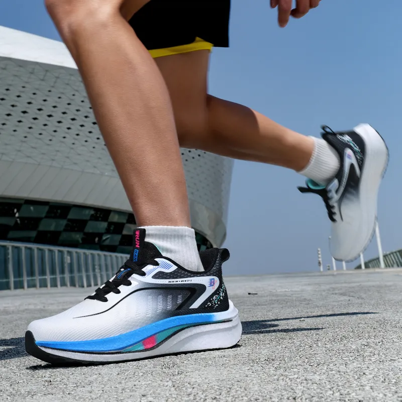 BTE Anti-Slip Wear-Resistant And Coverage Warm Low-Top Carbon Plate Casual Running Shoes Men's-3