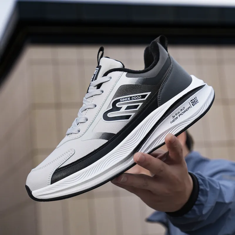 BTE Slip-Resistant Warm Low-Top Running Shoes Unisex-9
