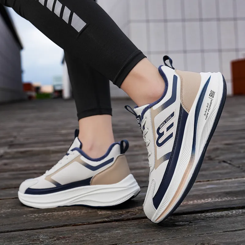 BTE Slip-Resistant Warm Low-Top Running Shoes Unisex-3