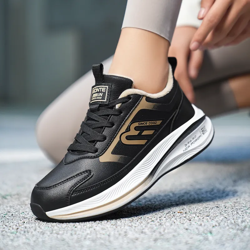 BTE Slip-Resistant Warm Low-Top Running Shoes Unisex-20