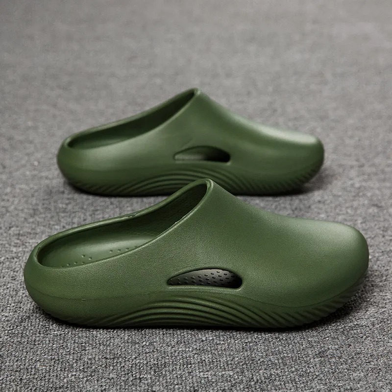BTE Quiet Odor-Resistant Abrasion-Resistant Wrap-toe Slippers Unisex-7