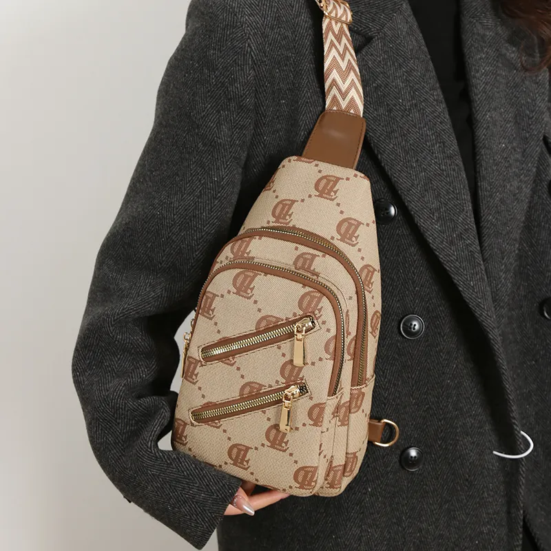 Yalu PU One Shoulder Crossbody Bag, Sling Bag Tubas Women's Khaki/Blue/Coffee-21