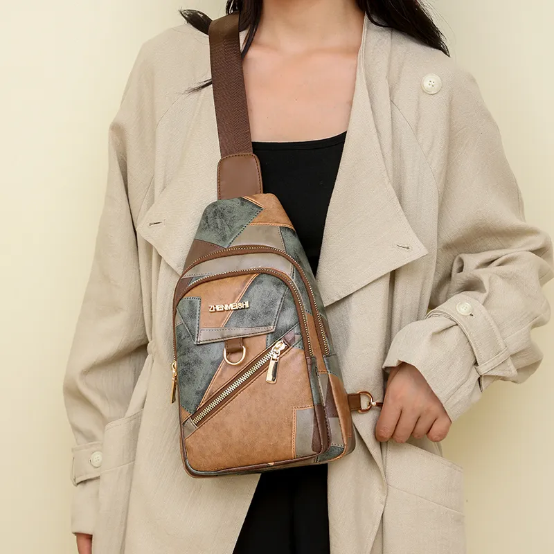 Yalu PU Sling Bag Women's Multicolor-1