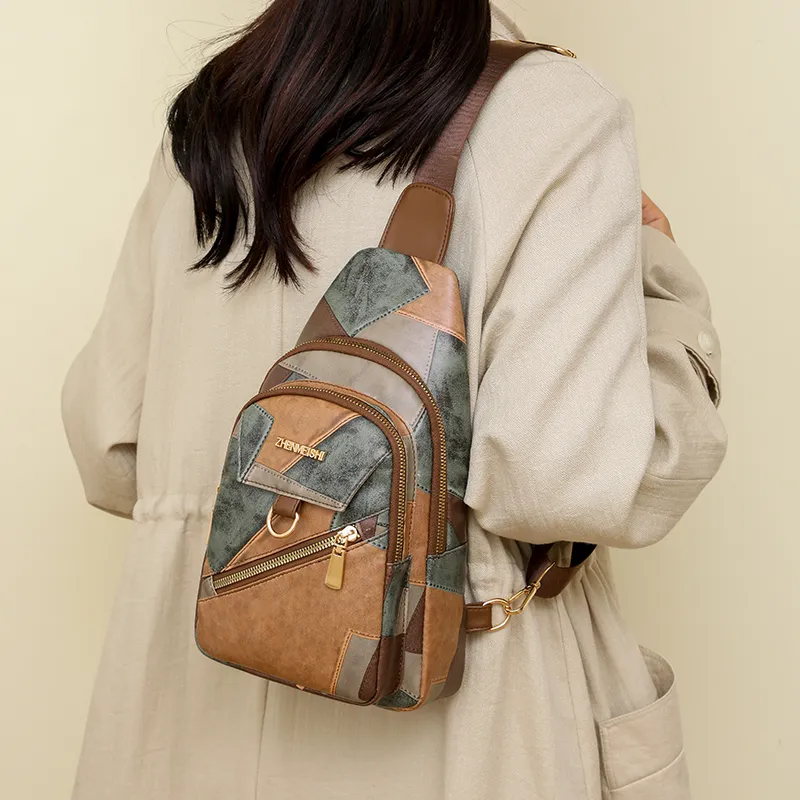 Yalu PU Sling Bag Women's Multicolor-2