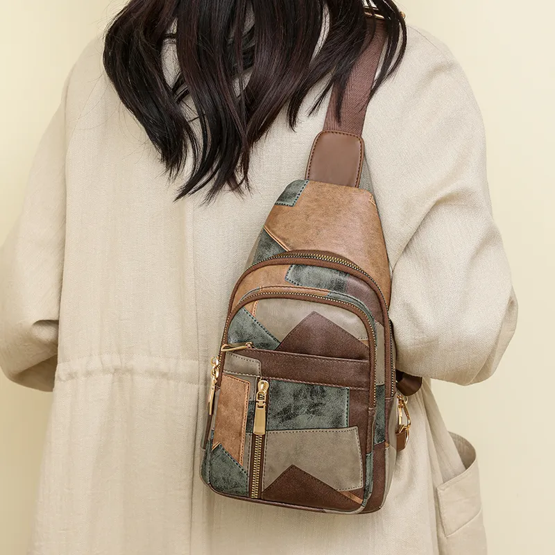 Yalu PU Sling Bag Women's Multicolor-2