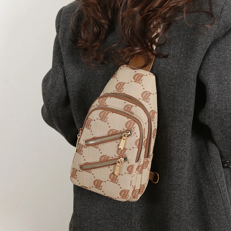 Yalu PU One Shoulder Crossbody Bag, Sling Bag Tubas Women's Khaki/Blue/Coffee-23
