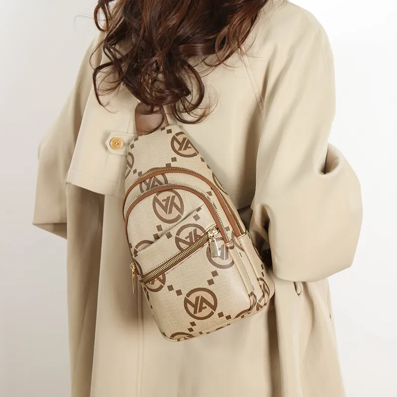 Yalu PU One Shoulder Crossbody Bag, Sling Bag Tubas Women's Khaki/Blue/Coffee-16