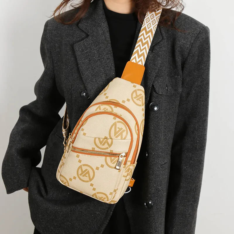 Yalu PU One Shoulder Crossbody Bag, Sling Bag Tubas Women's Khaki/Blue/Coffee-1