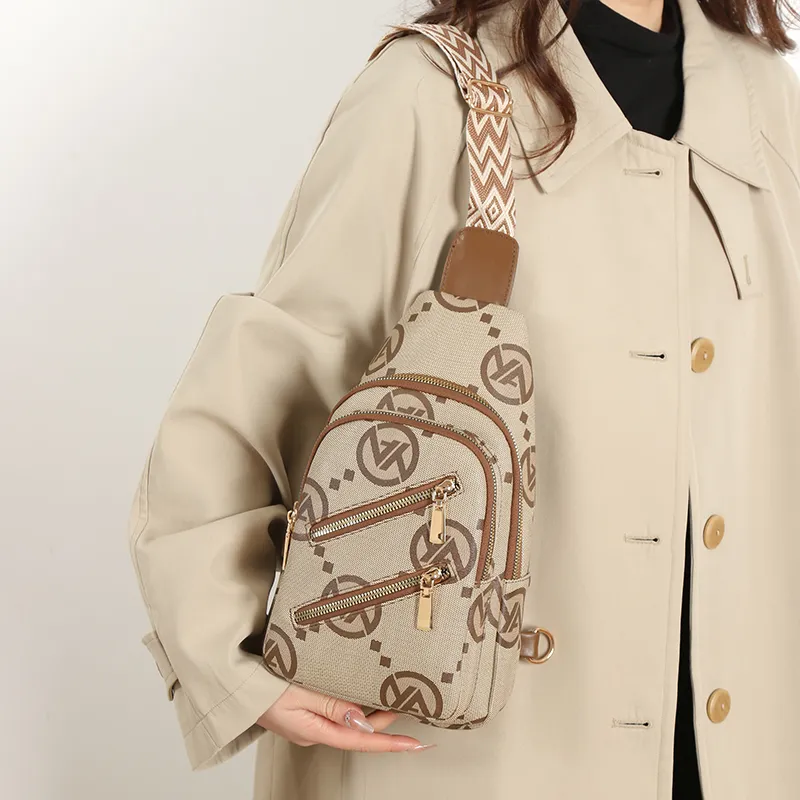 Yalu PU One Shoulder Crossbody Bag, Sling Bag Tubas Women's Khaki/Blue/Coffee-17