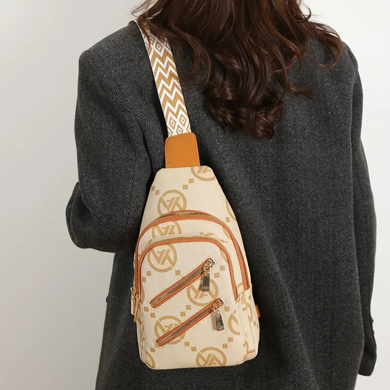 Yalu PU One Shoulder Crossbody Bag, Sling Bag Tubas Women's Khaki/Blue/Coffee-2