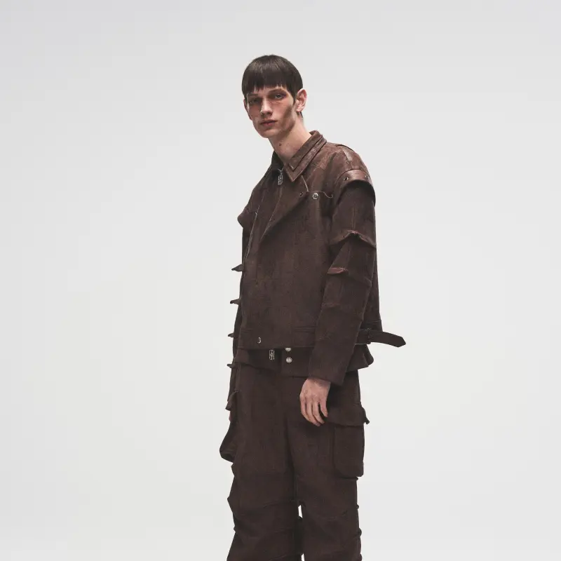 BIRTH OF ROYAL CHILD Jacket Unisex Brown-3