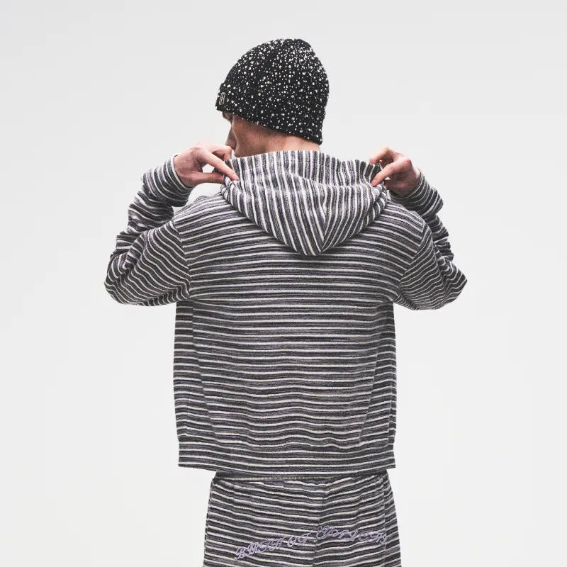 BIRTH OF ROYAL CHILD SS25 Sweatshirt Men's Ecru/Purple Gray-3