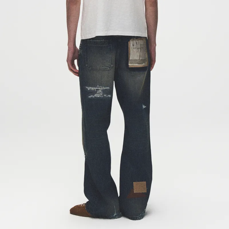BIRTH OF ROYAL CHILD Jeans Unisex Light Blue-5