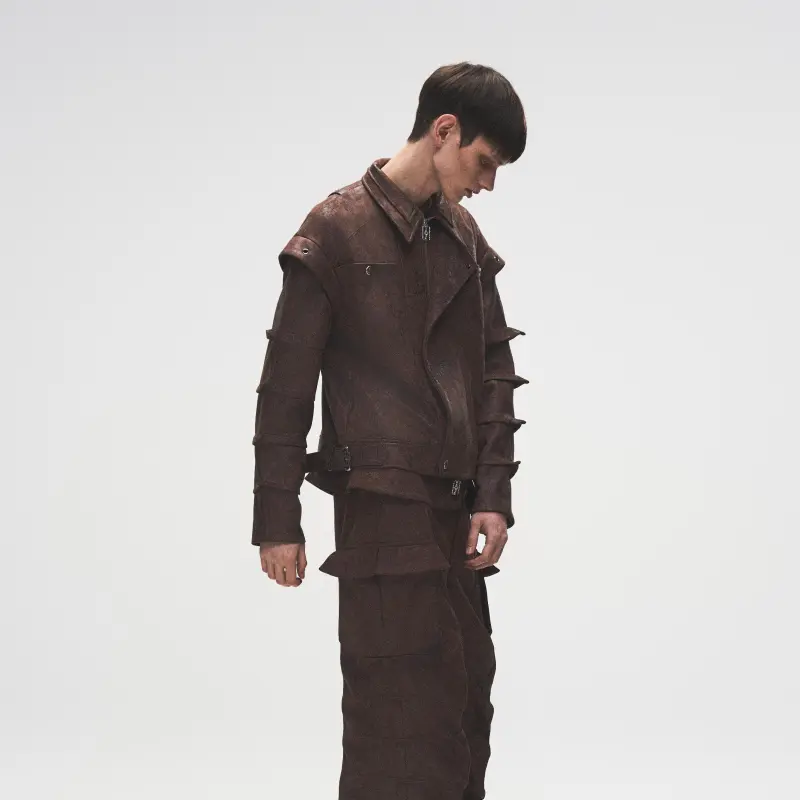 BIRTH OF ROYAL CHILD Jacket Unisex Brown-4