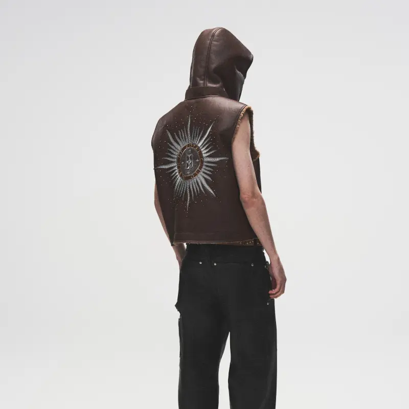 BIRTH OF ROYAL CHILD Vest Unisex Brown-6