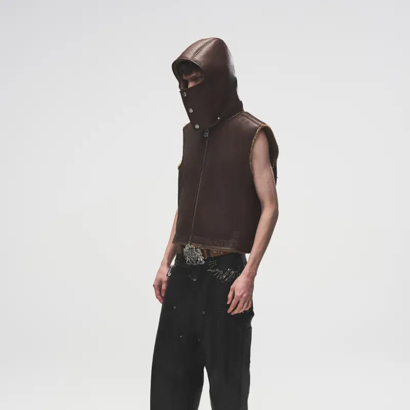 BIRTH OF ROYAL CHILD Vest Unisex Brown-5