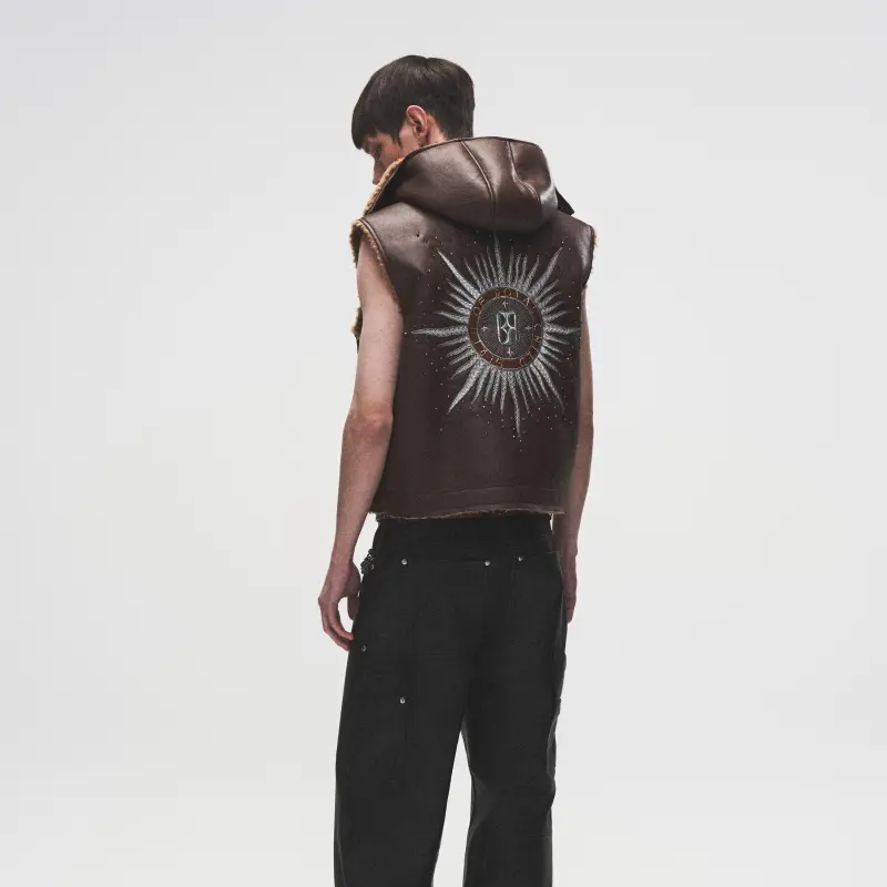 BIRTH OF ROYAL CHILD Vest Unisex Brown-4