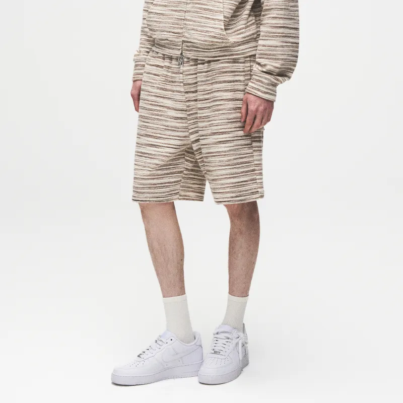 BIRTH OF ROYAL CHILD SS25 Casual Shorts Men's Ecru/Purple Gray-3
