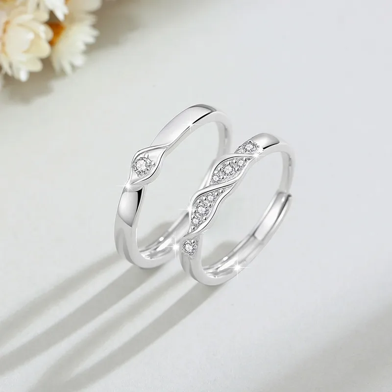 JITAIXIANG S925 Silver Rings Unisex-3