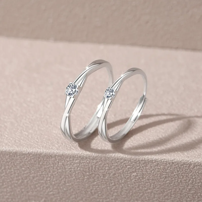 JITAIXIANG S925 Silver Rings Unisex-5
