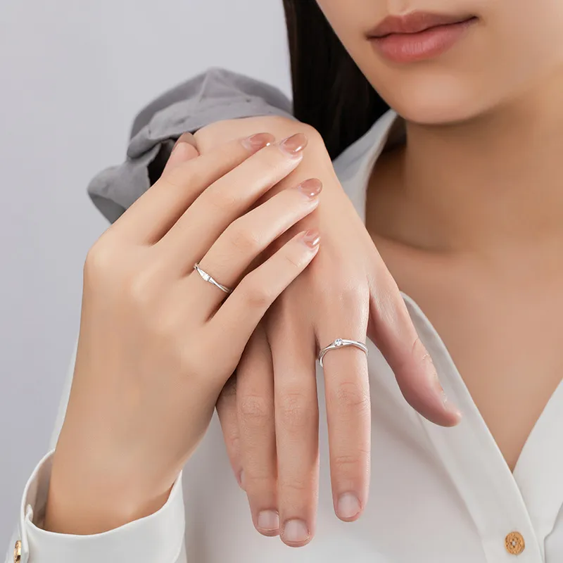 JITAIXIANG S925 Silver Rings Unisex-4