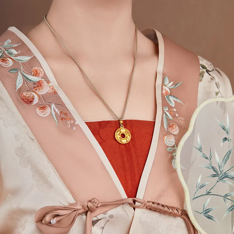 JITAIXIANG S999 Fine Silver Necklaces Unisex-3