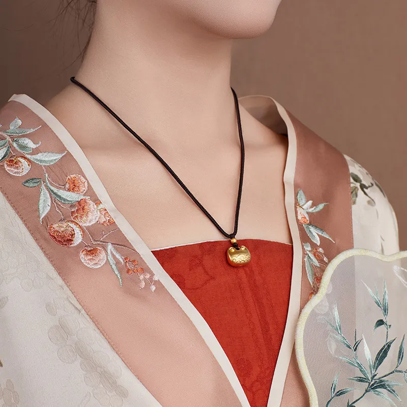 JITAIXIANG S999 Fine Silver Necklaces Women's-3