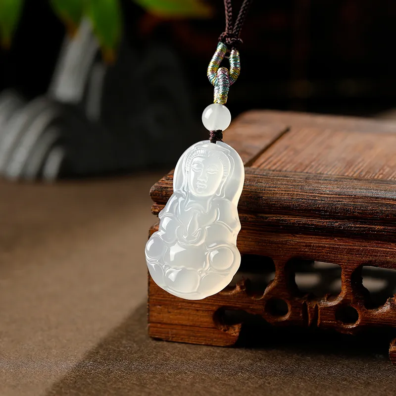 JITAIXIANG Chalcedony Pendants Unisex-5