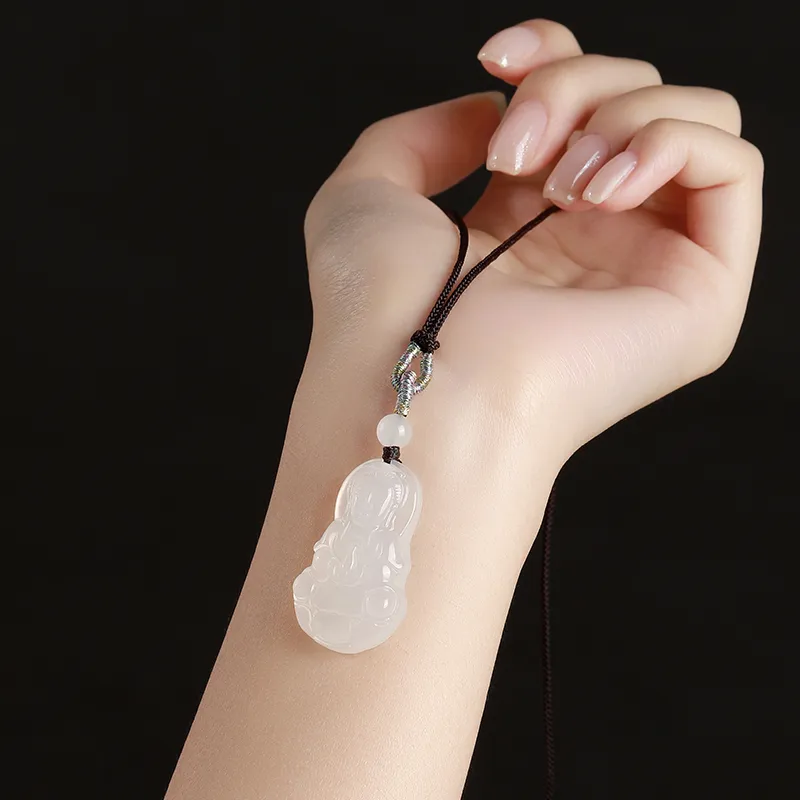 JITAIXIANG Chalcedony Pendants Unisex-4