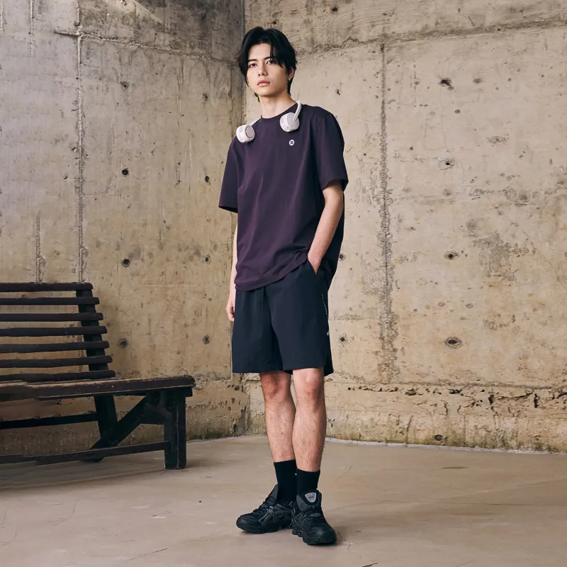 ENSHADOWER Casual Shorts Unisex Dark Blue-3