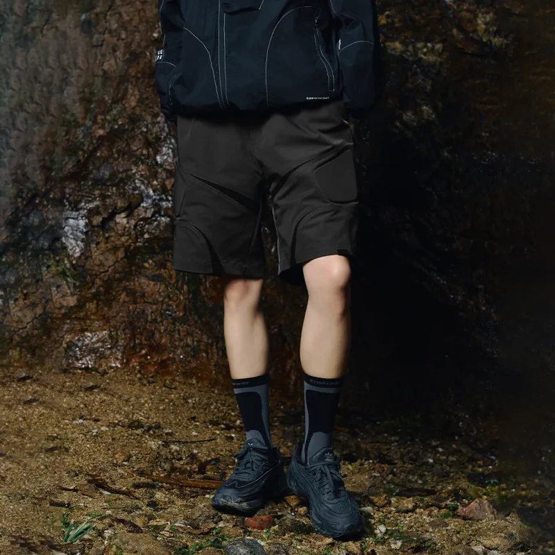 ENSHADOWER Cargo Shorts Unisex Dark Gray-2