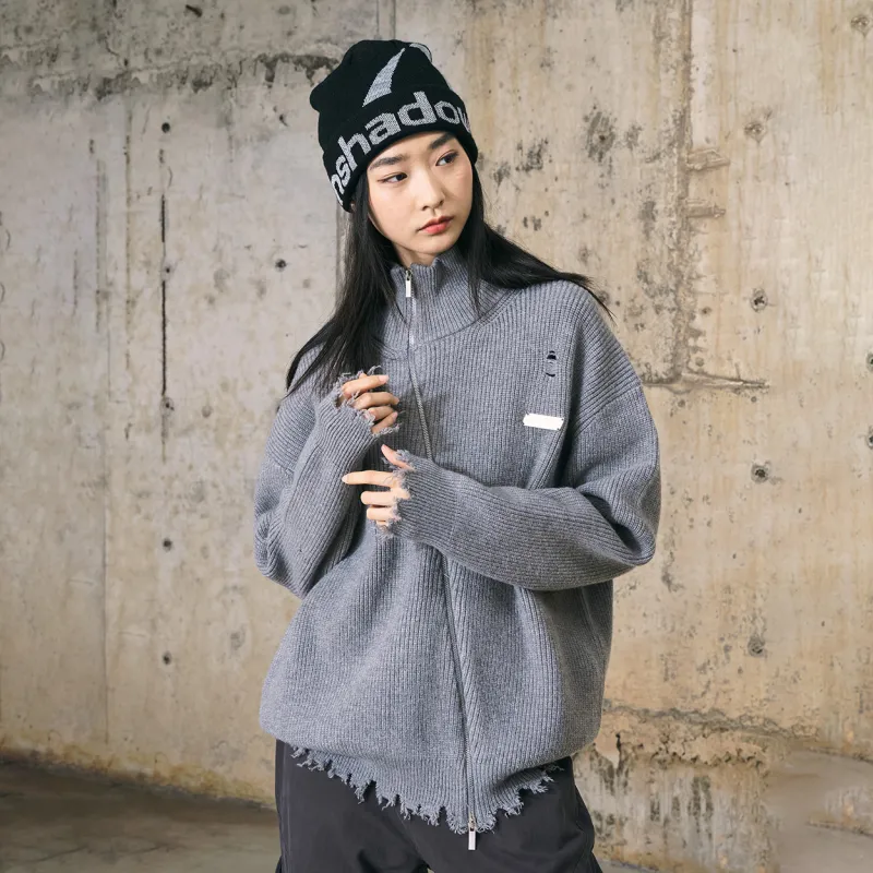ENSHADOWER Sweaters Unisex Gray-4