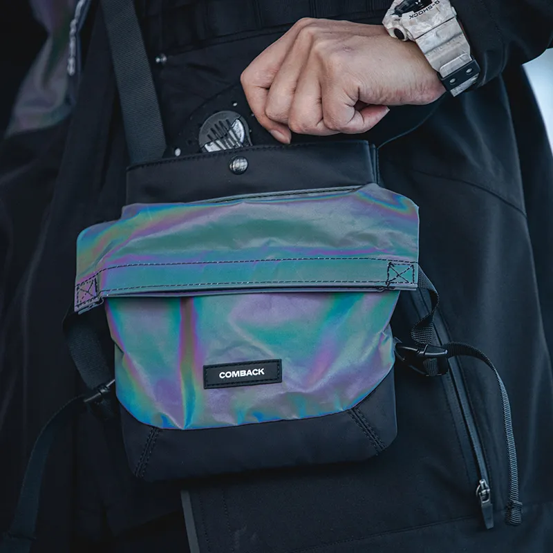 ENSHADOWER COMBACK X Pupiltravel Collaboration PU Crossbody Bag Regular Unisex Black-2