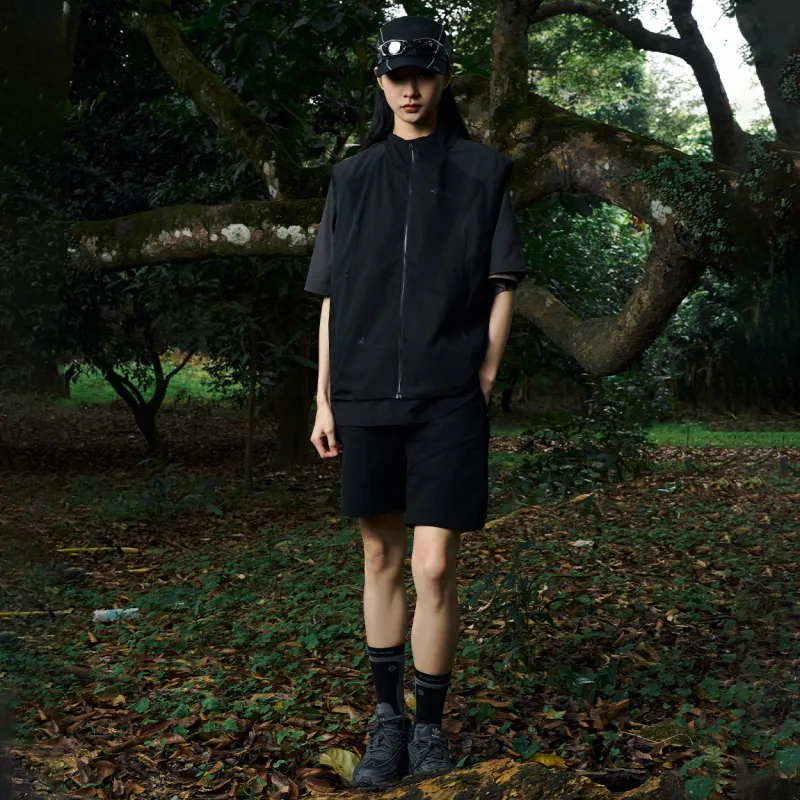 ENSHADOWER Vests Unisex Black Gray Color-3