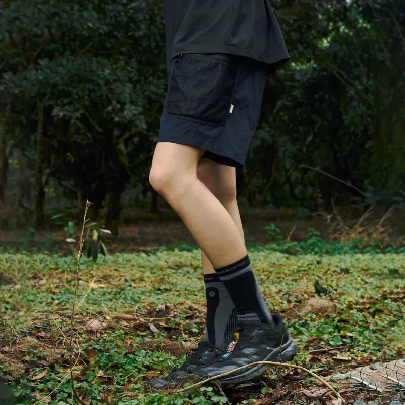 ENSHADOWER Cargo Shorts Unisex Navy Blue Black-5