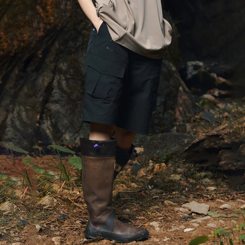 ENSHADOWER Cargo Shorts Unisex Black-4