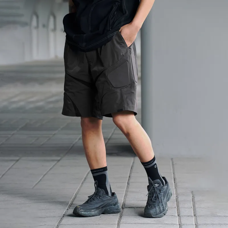 ENSHADOWER Cargo Shorts Unisex Dark Gray-5