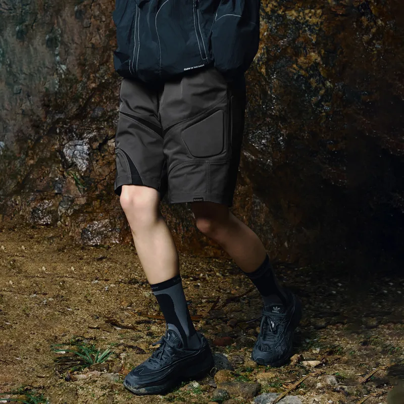 ENSHADOWER Cargo Shorts Unisex Dark Gray-3