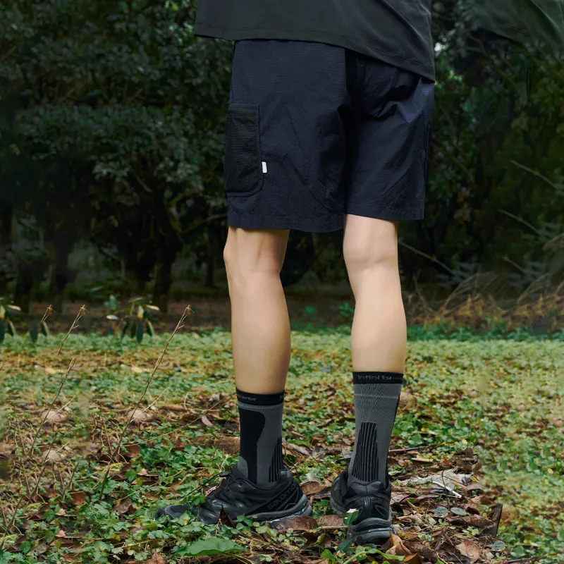 ENSHADOWER Cargo Shorts Unisex Navy Blue Black-4