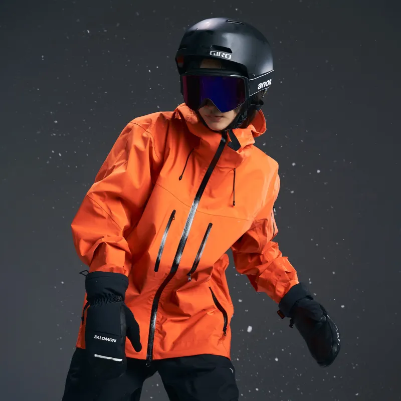 ENSHADOWER Ski Tops Unisex Orange Red-3