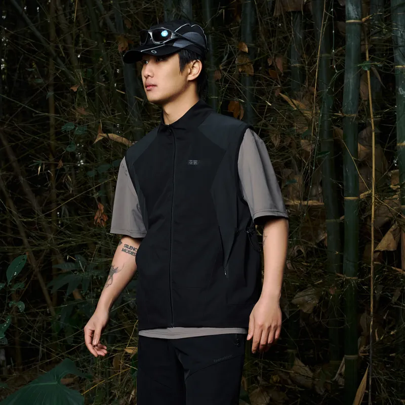ENSHADOWER Vests Unisex Black Gray Color-4