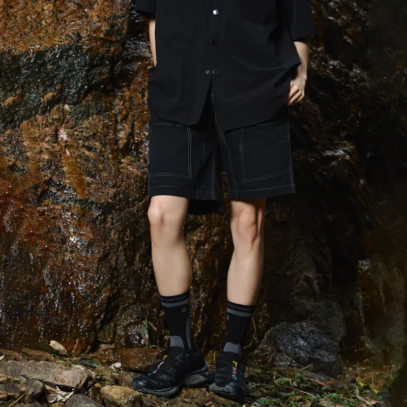 ENSHADOWER Cargo Shorts Unisex Black-4