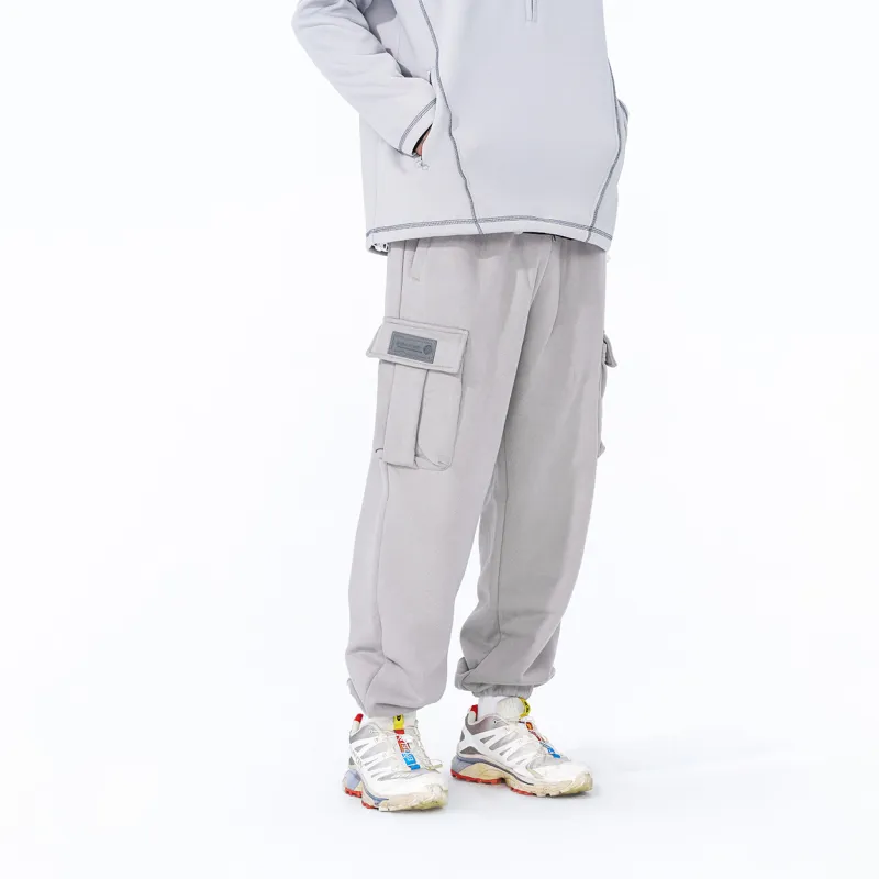 ENSHADOWER Casual Pants Men's Gray-2