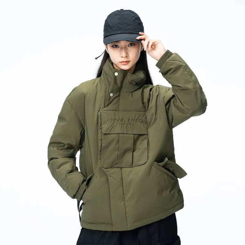 ENSHADOWER Down Jacket Winter Unisex Army Green-2