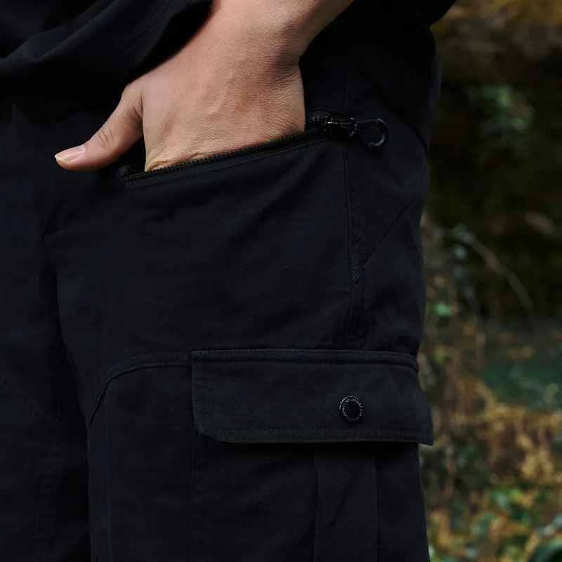 ENSHADOWER Cargo Shorts Unisex Black-4