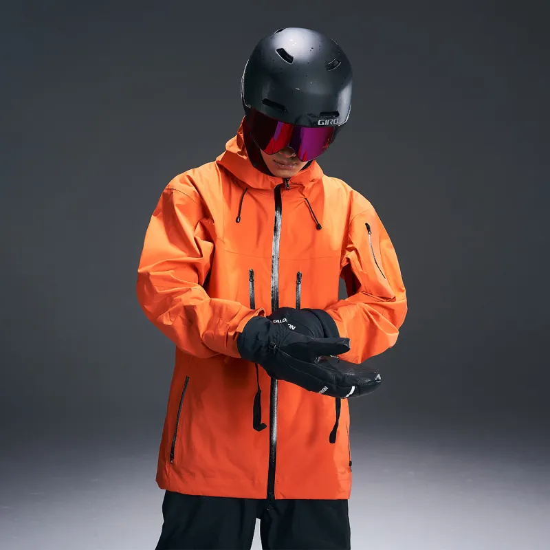 ENSHADOWER Ski Tops Unisex Orange Red-2