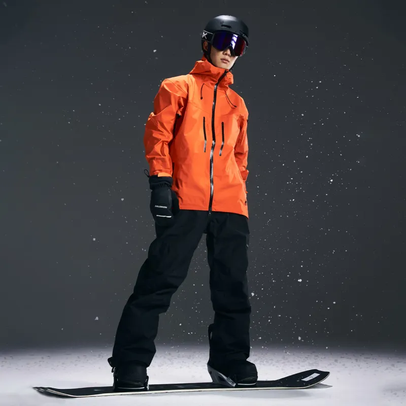 ENSHADOWER Ski Tops Unisex Orange Red-5