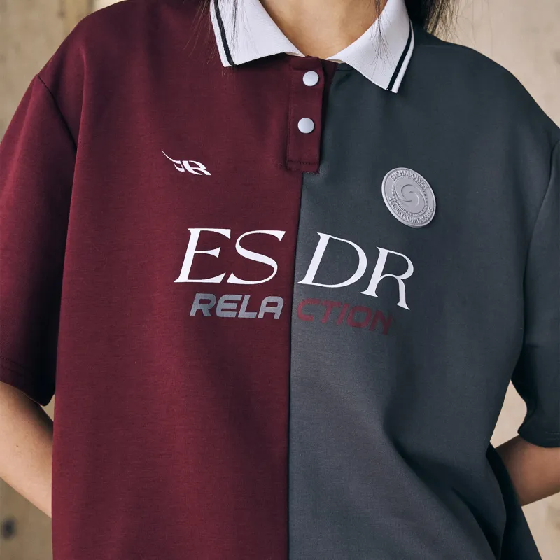 ENSHADOWER Polo Shirt Unisex Gray Red-5