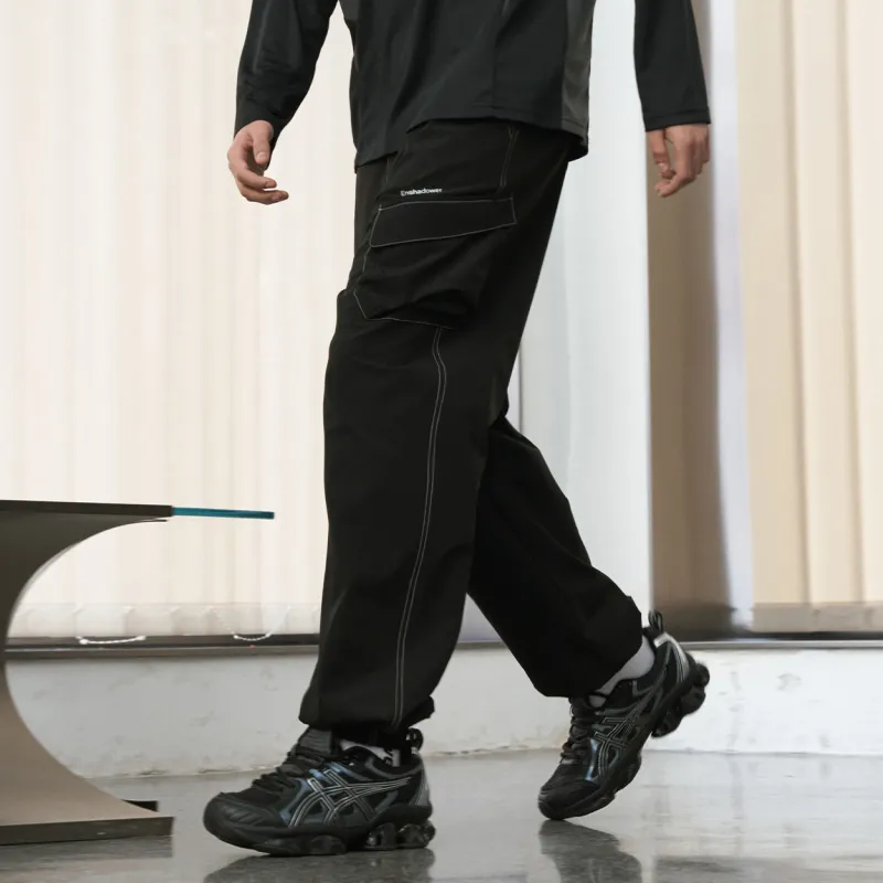 ENSHADOWER Casual Pants Unisex Black-3