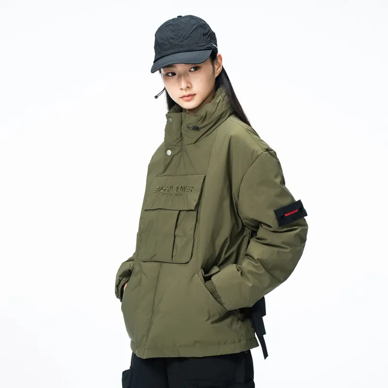 ENSHADOWER Down Jacket Winter Unisex Army Green-3